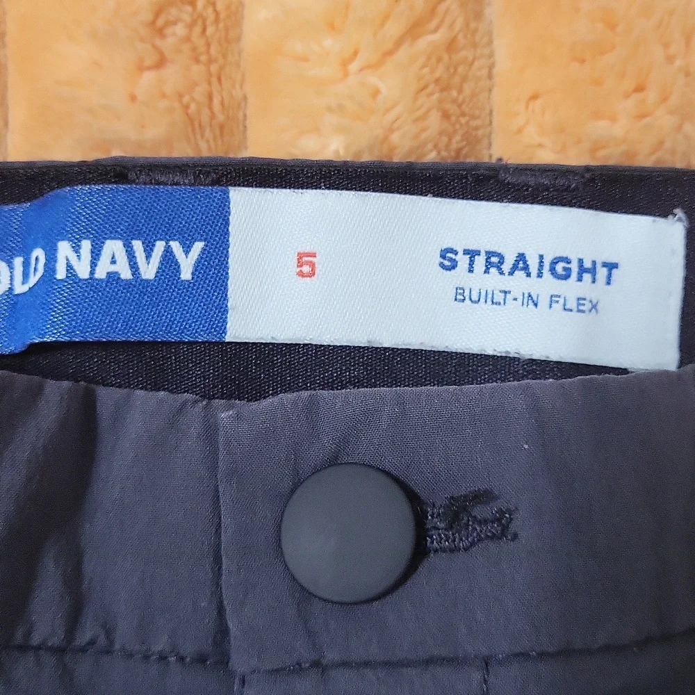 Old Navy Boy's Dark Gray Chinos